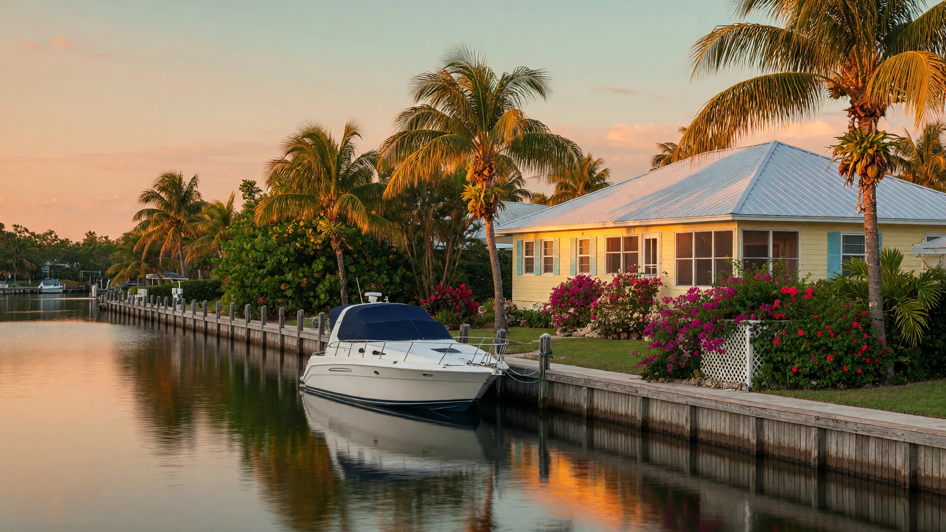 Tavernier, a quiet canal-lined Upper Keys community