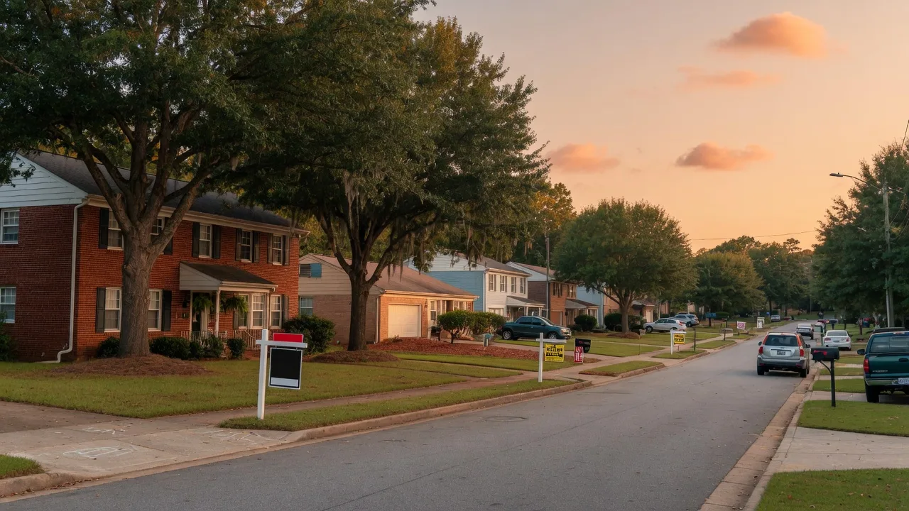 Apalachee Farms golf course community in Dacula Georgia