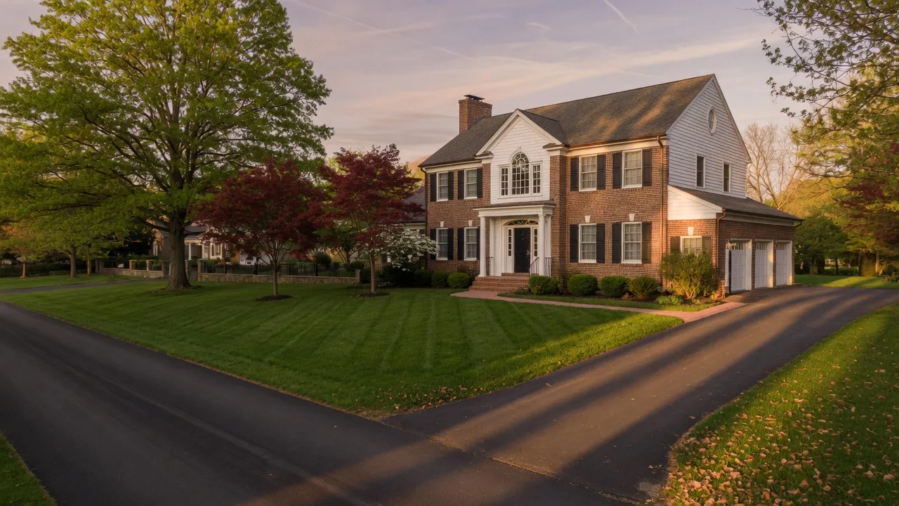 Estate home and countryside in Buckingham Township