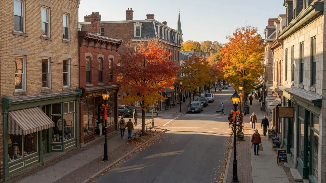 Historic downtown Whitby