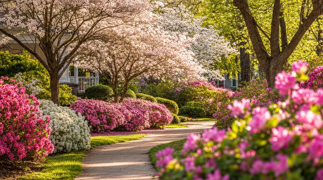Spring flowers in North Carolina