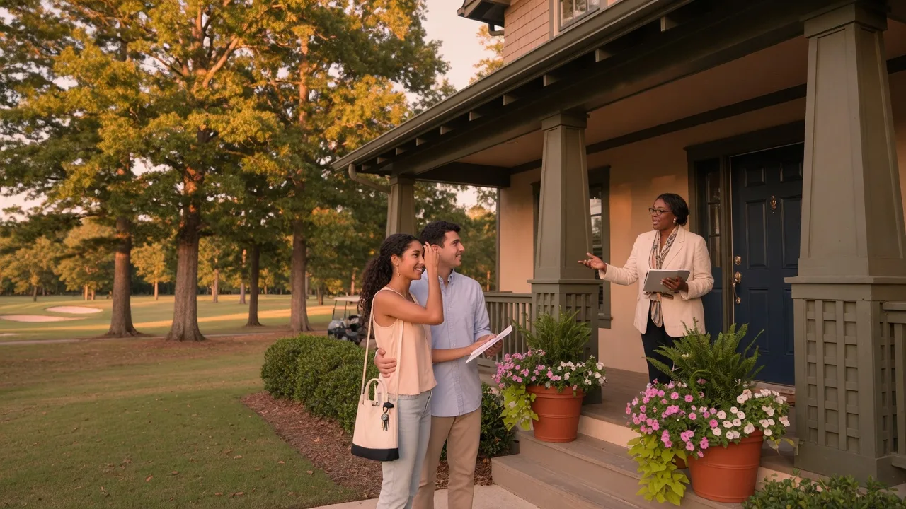 Apalachee Farms golf course community in Dacula Georgia