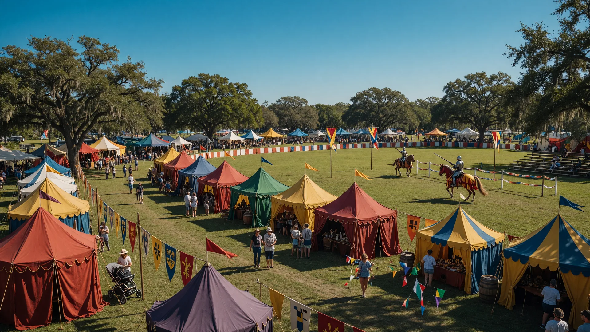 Header image for "Camelot Days Turns TY Park Into a Medieval Village for Three Weekends"