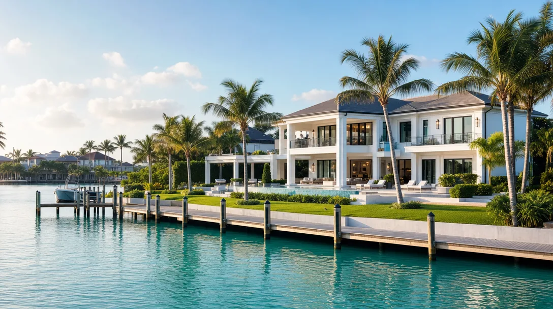 Luxury waterfront property in Naples, Florida