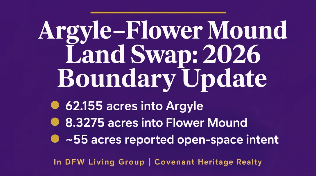 Argyle–Flower Mound Land Swap: 2026 Boundary Update