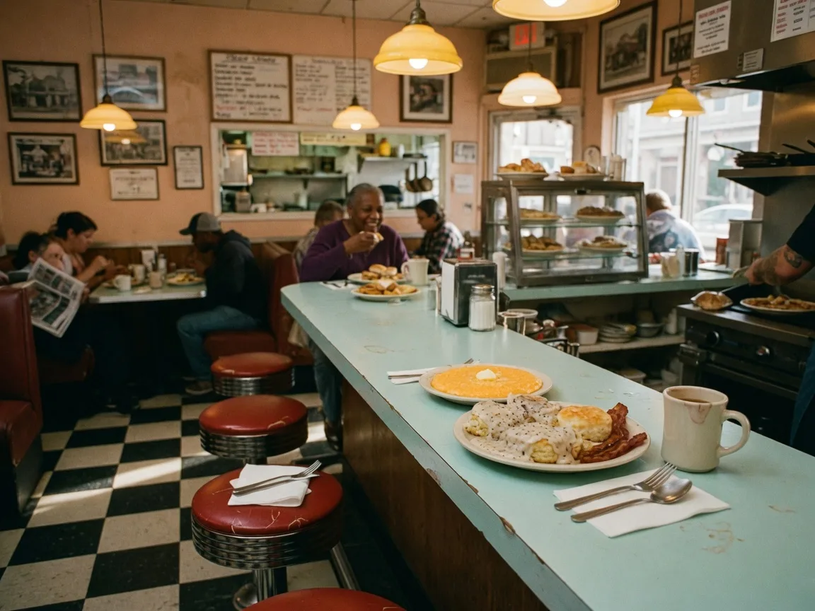 Honey's Sit-N-Eat restaurant with retro diner atmosphere in Northern Liberties
