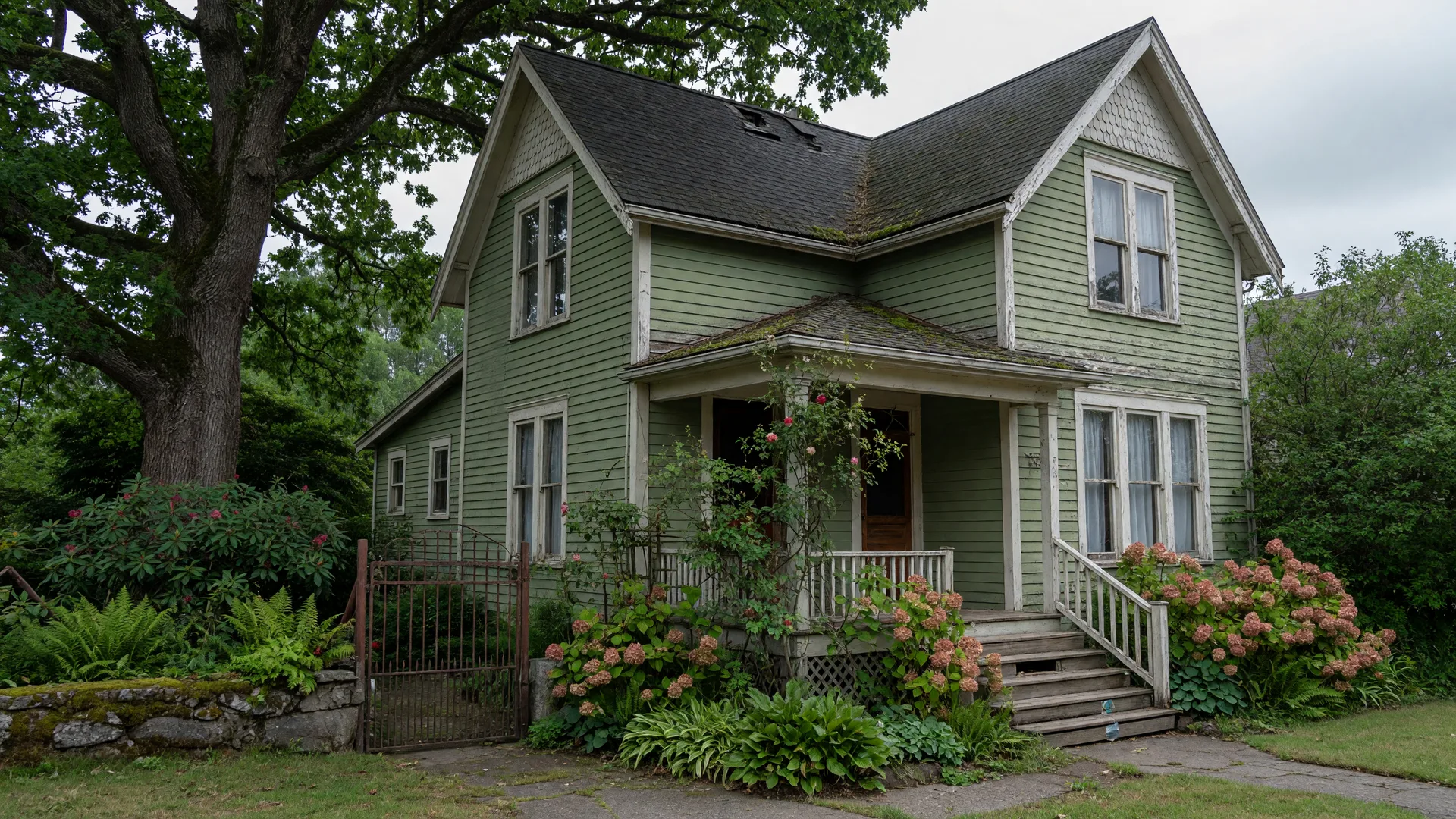 Classic Victoria family home exterior showing signs of deferred maintenance and aging character