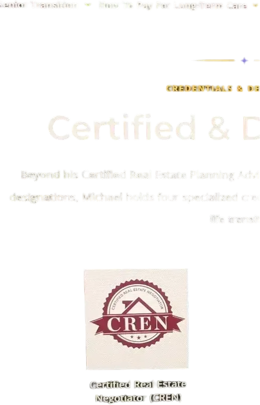 Certified Real Estate Negotiator (CREN) designation seal