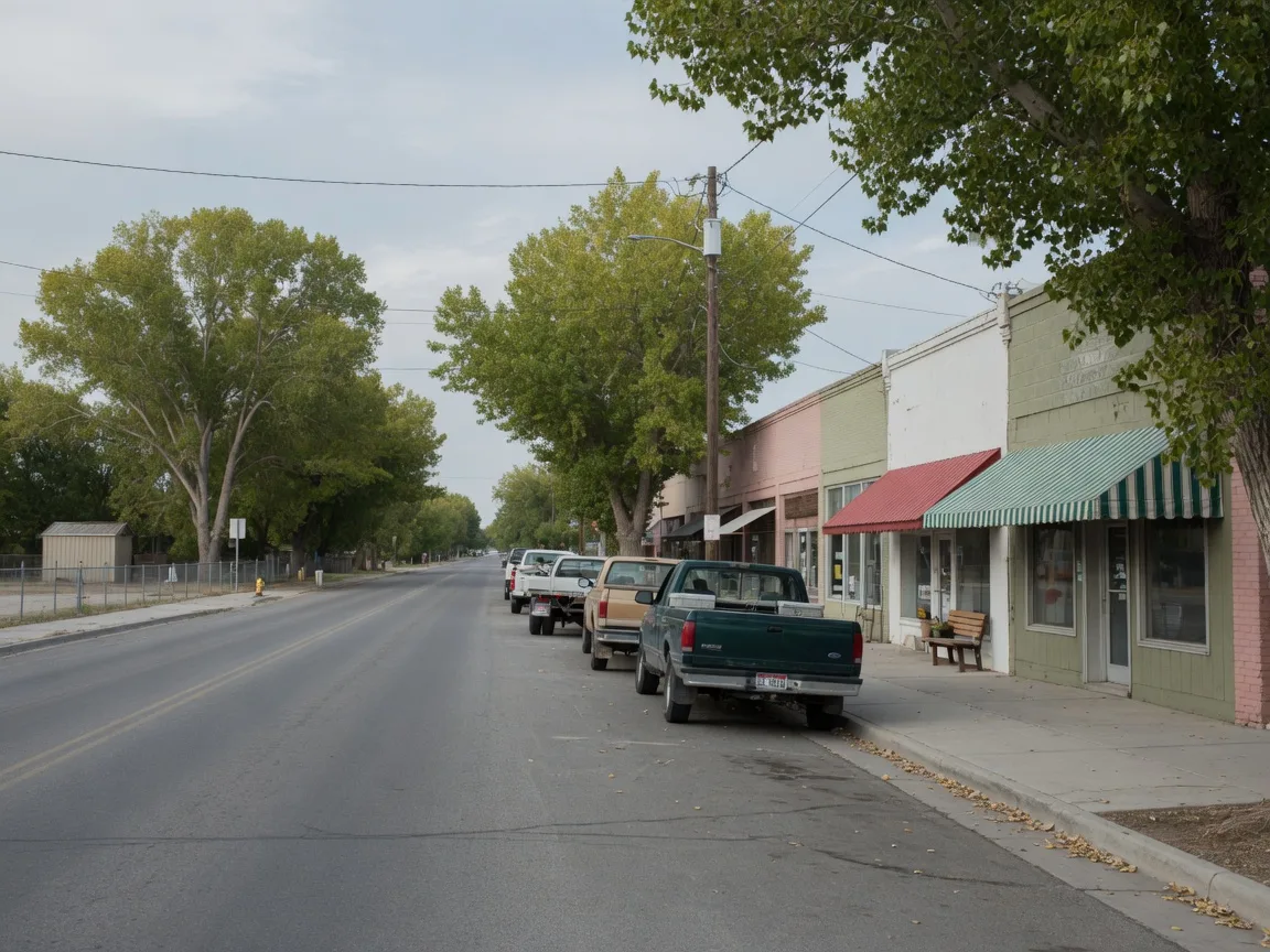 Main street in Middleton, Idaho