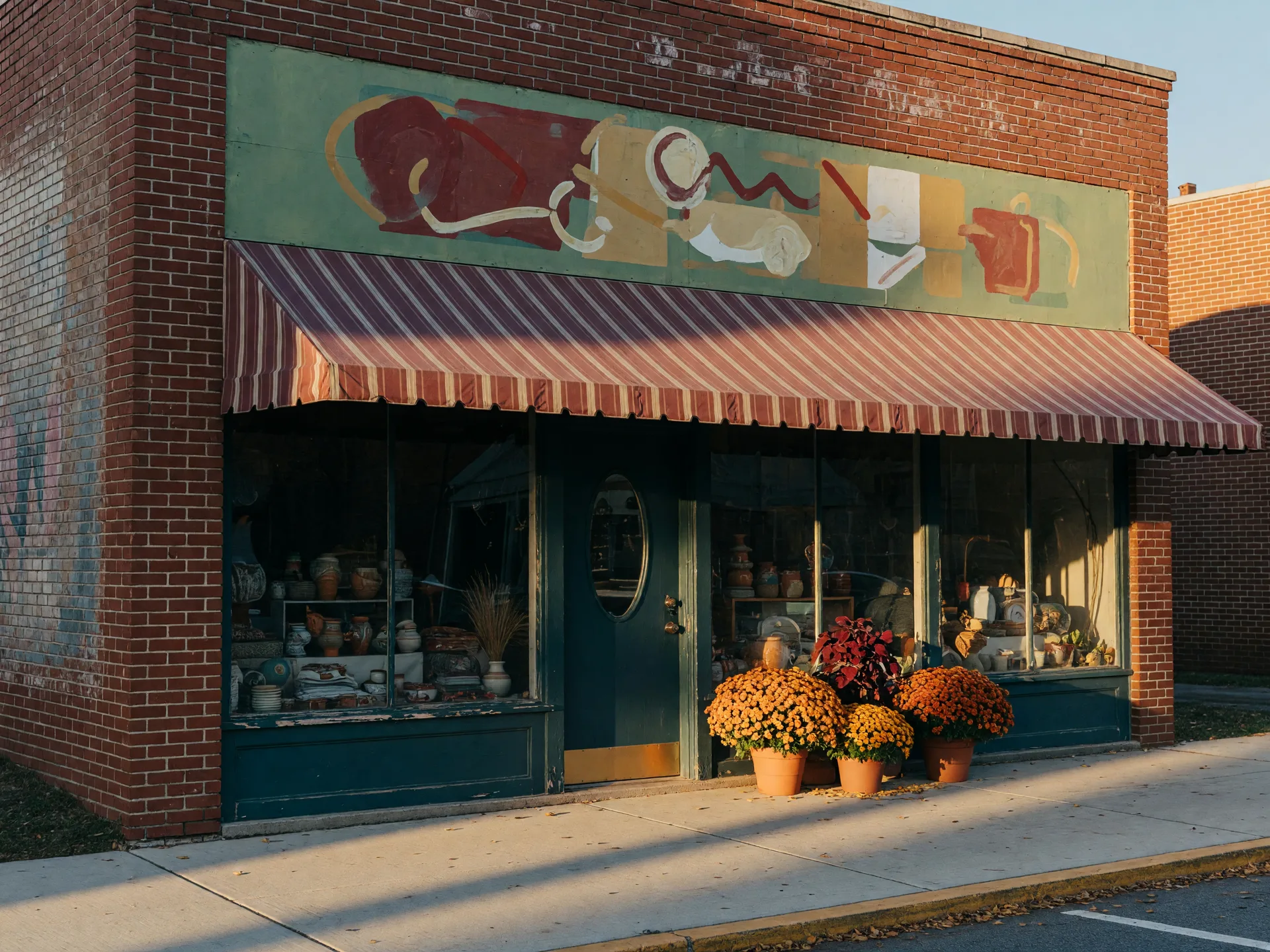 An independent shop storefront on a small-city main street