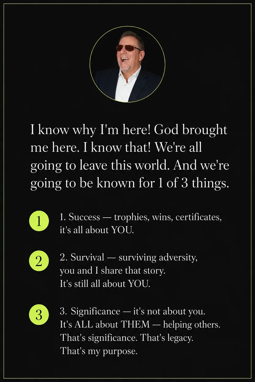 Randy Byrd's creed: God put me here