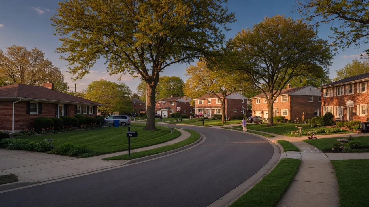 Scene of Oak Lawn, IL