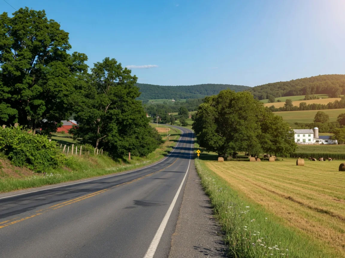 Route 422 highway corridor near Phoenixville with traffic flow