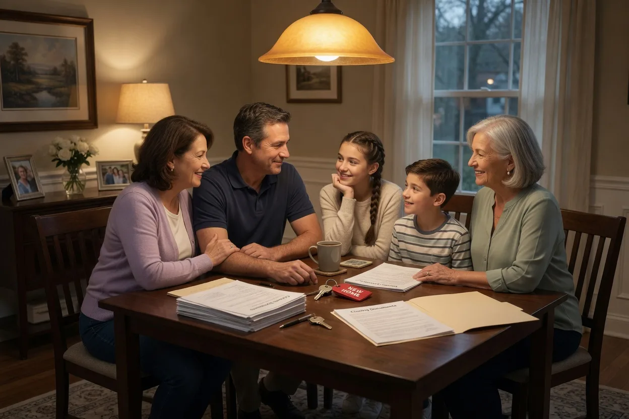 Family home estate transition with professional real estate support