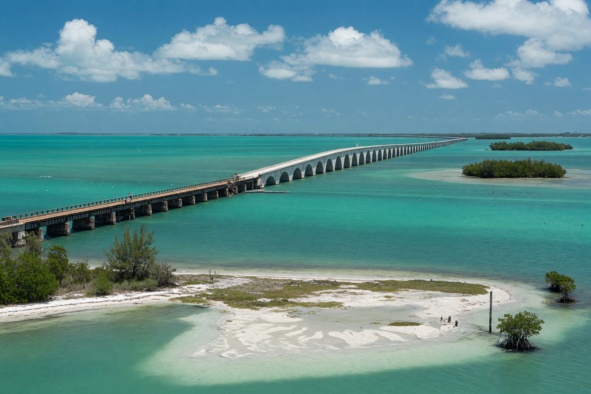 Marathon in the Florida Keys, home of the famous Seven Mile Bridge
