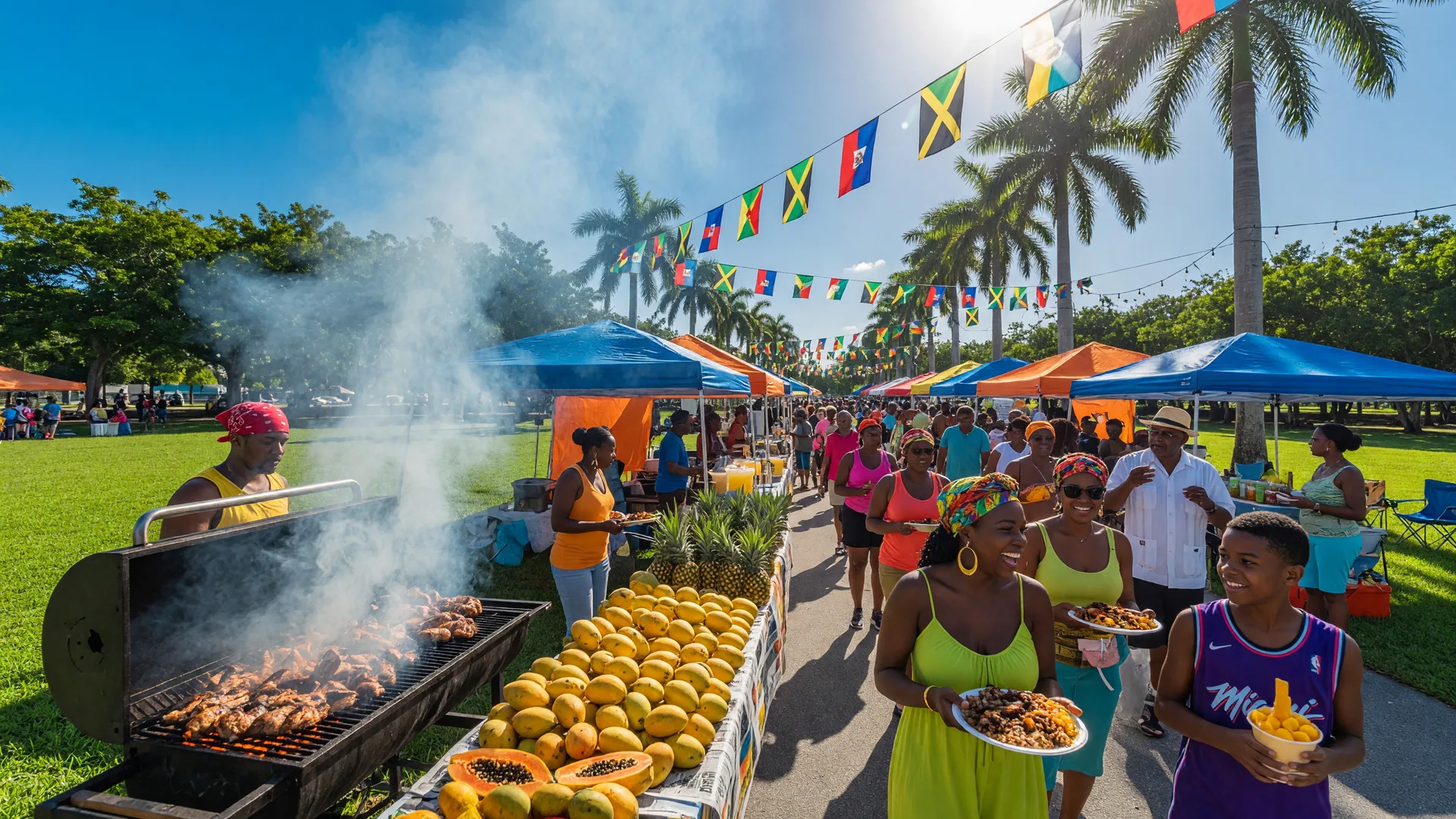 Header image for "The Grace Jamaican Jerk Festival Brings Caribbean Flavor to Miramar"