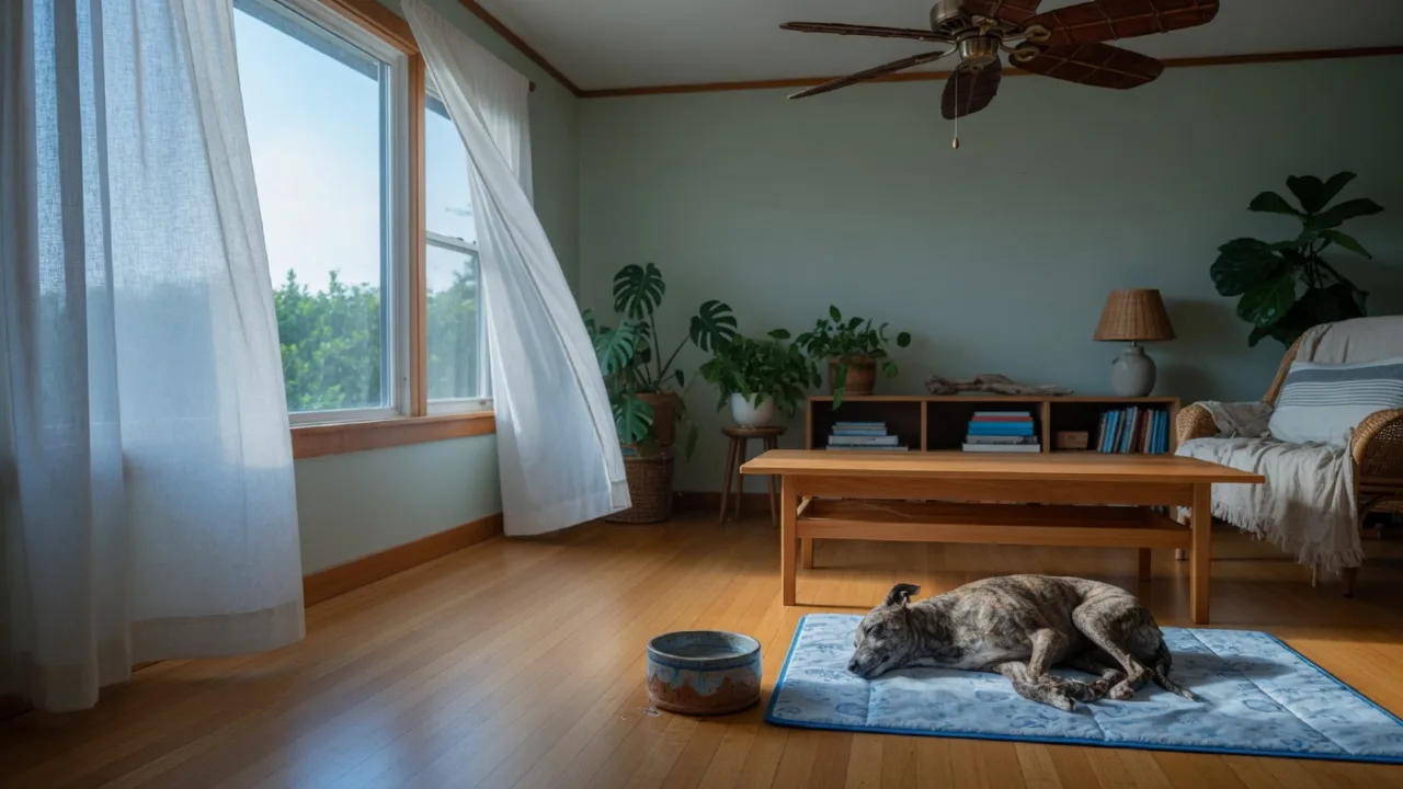 How Do I Keep My Dog Cool in a Victoria Home Without Air Conditioning?