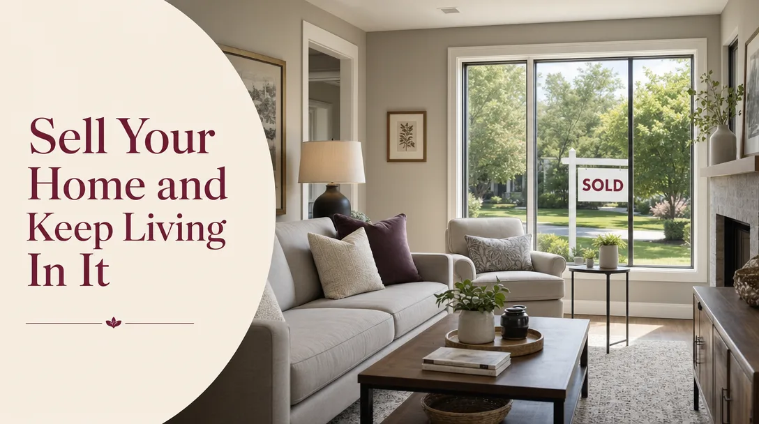 Sell Your Home and Keep Living In It - Sale-leaseback guide for seniors