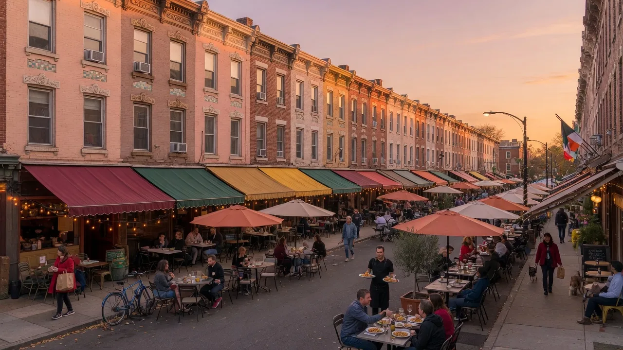 East Passyunk Avenue dining and restaurant row