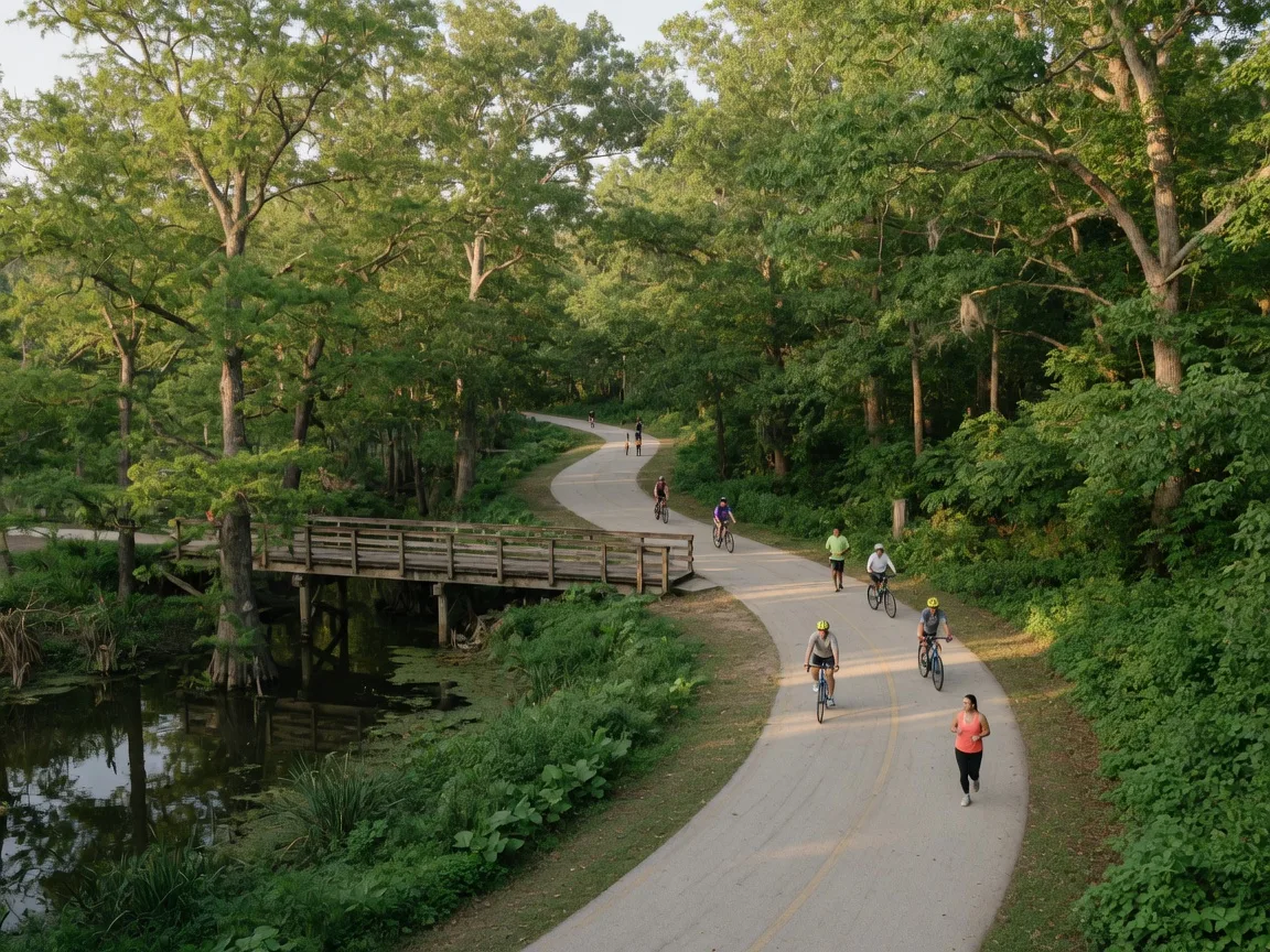 Weekend Wheels: A Trail Cycling Guide from the Heights to White Oak Bayou & Memorial Park