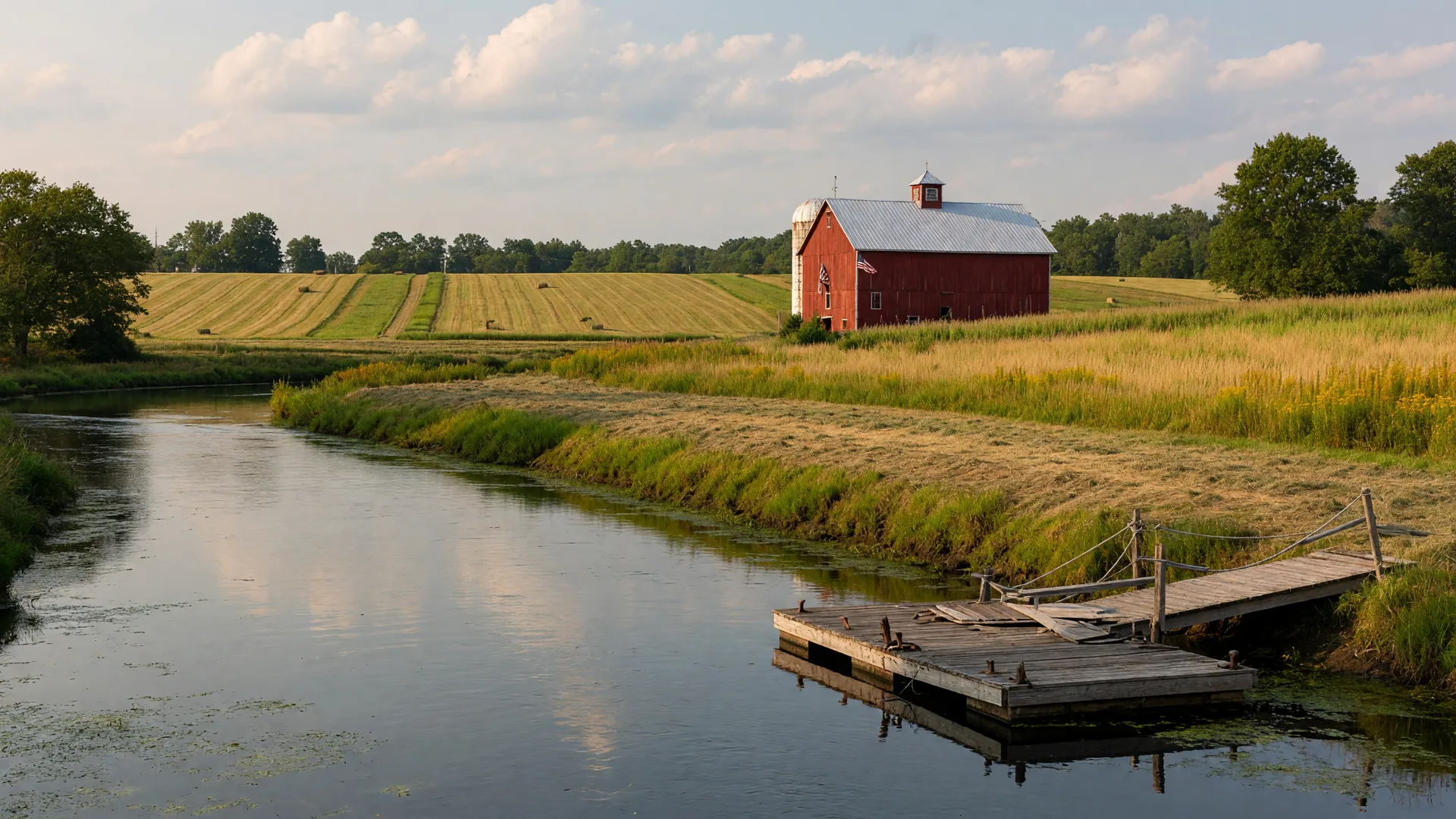 The Merrimack River at West Newbury, Massachusetts