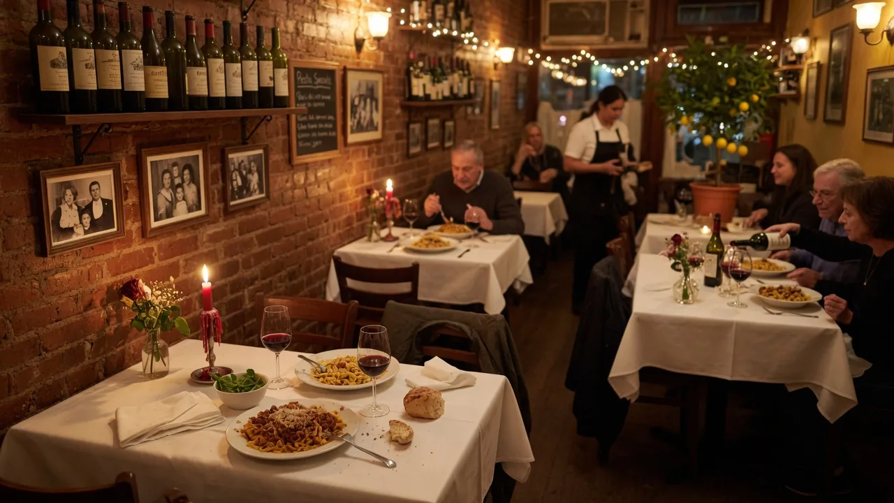 The Cicada restaurant in Ardmore with warm lighting and contemporary interior