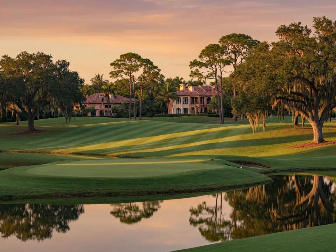 Championship golf at St. Andrews Country Club in Boca Raton