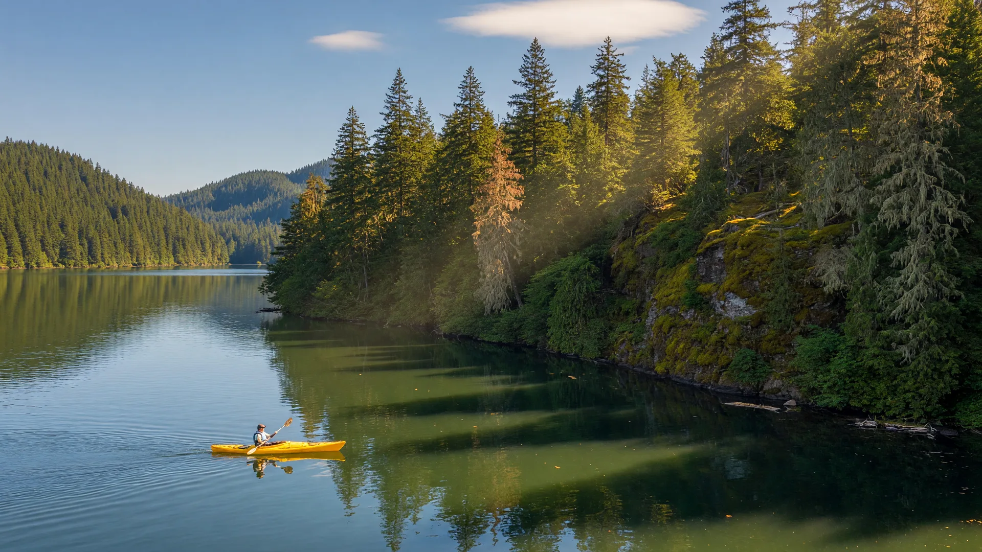 Kayaking Mayfield Lake: a late-summer paddle on the Cowlitz River arm