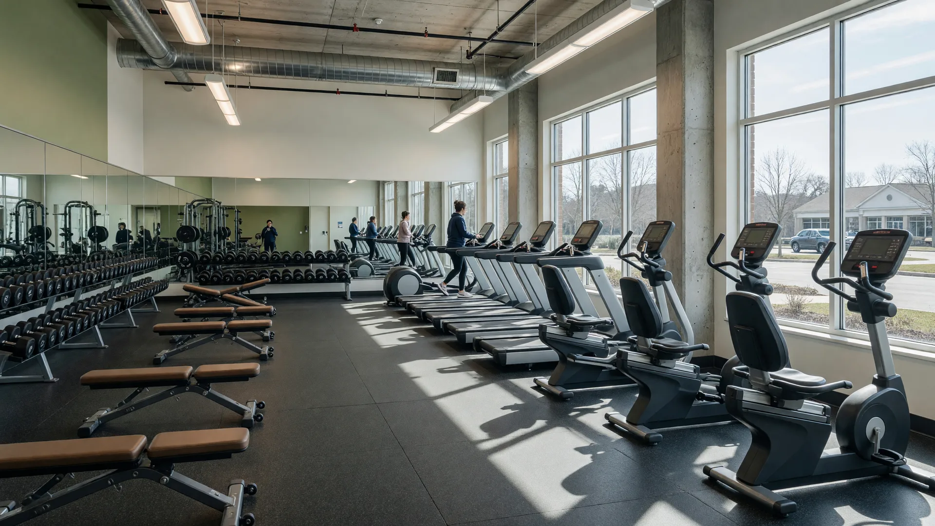 Modern fitness center in Cherry Hill
