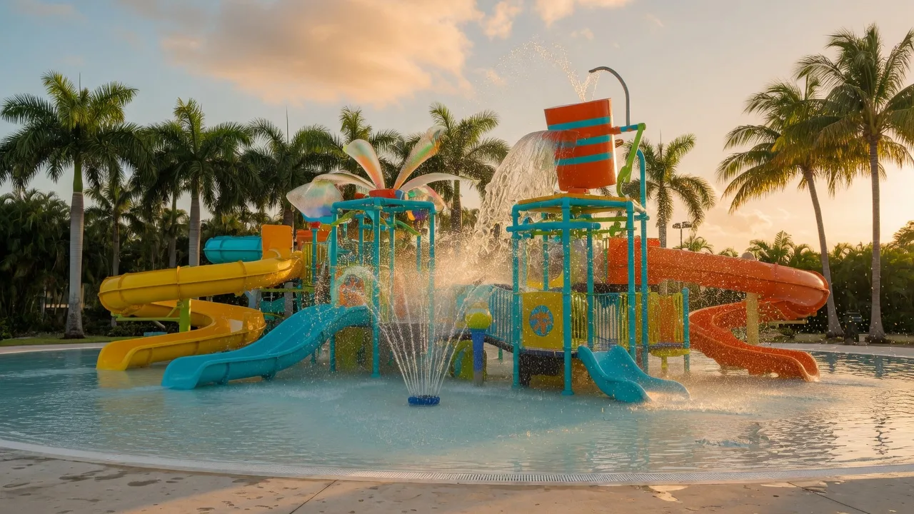 Header image for "Water Parks and Splash Pads in Broward for Families"
