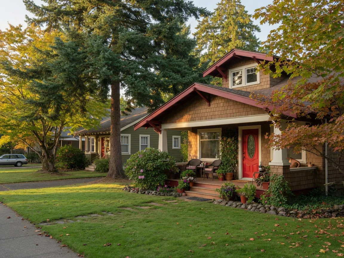 Charming craftsman home in Pacific Northwest neighborhood