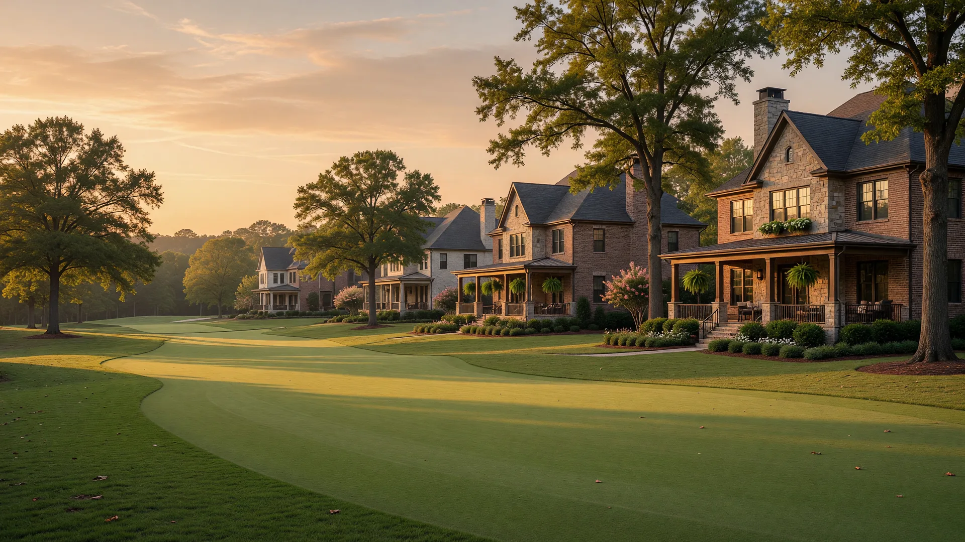 Homes in the Hamilton Mill community, Dacula, Georgia
