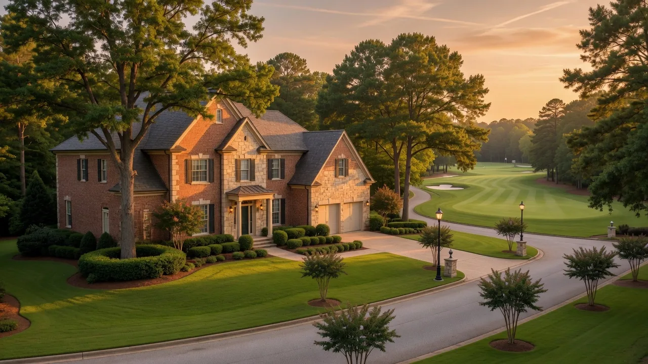 Apalachee Farms golf course community in Dacula Georgia