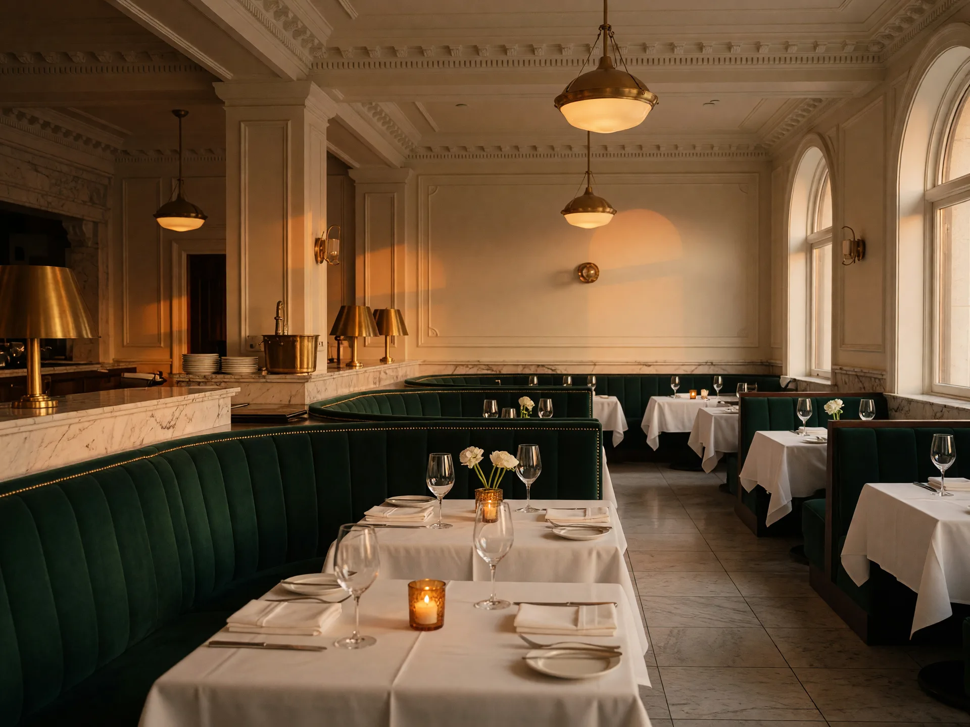 The layered, transportive interior of Borromini, Stephen Starr's Italian restaurant on Walnut Street