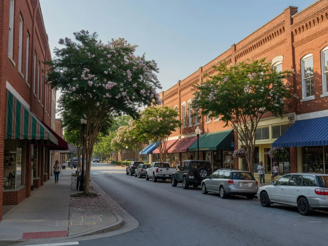 Professional office building in downtown Canton Georgia representing business brokerage services