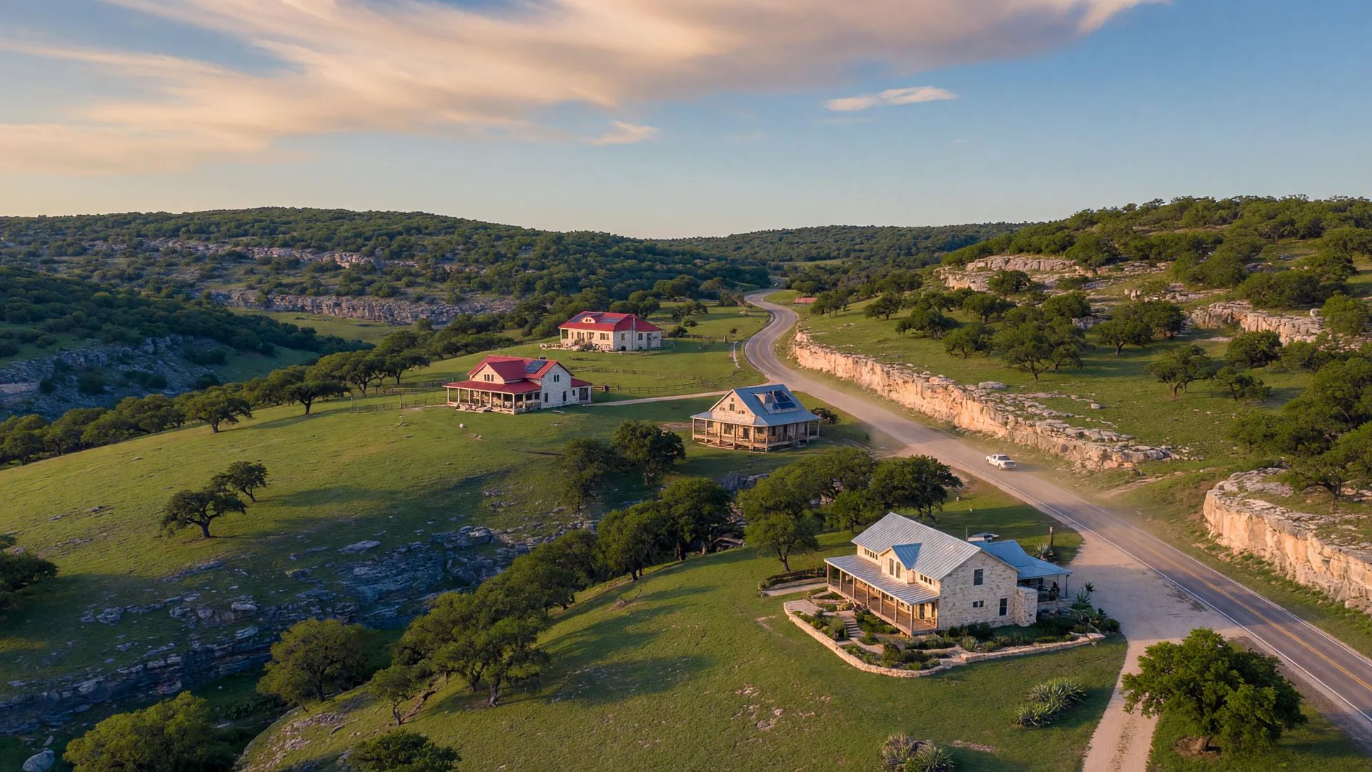 Dripping Springs community in the Wimberley Texas Hill Country area