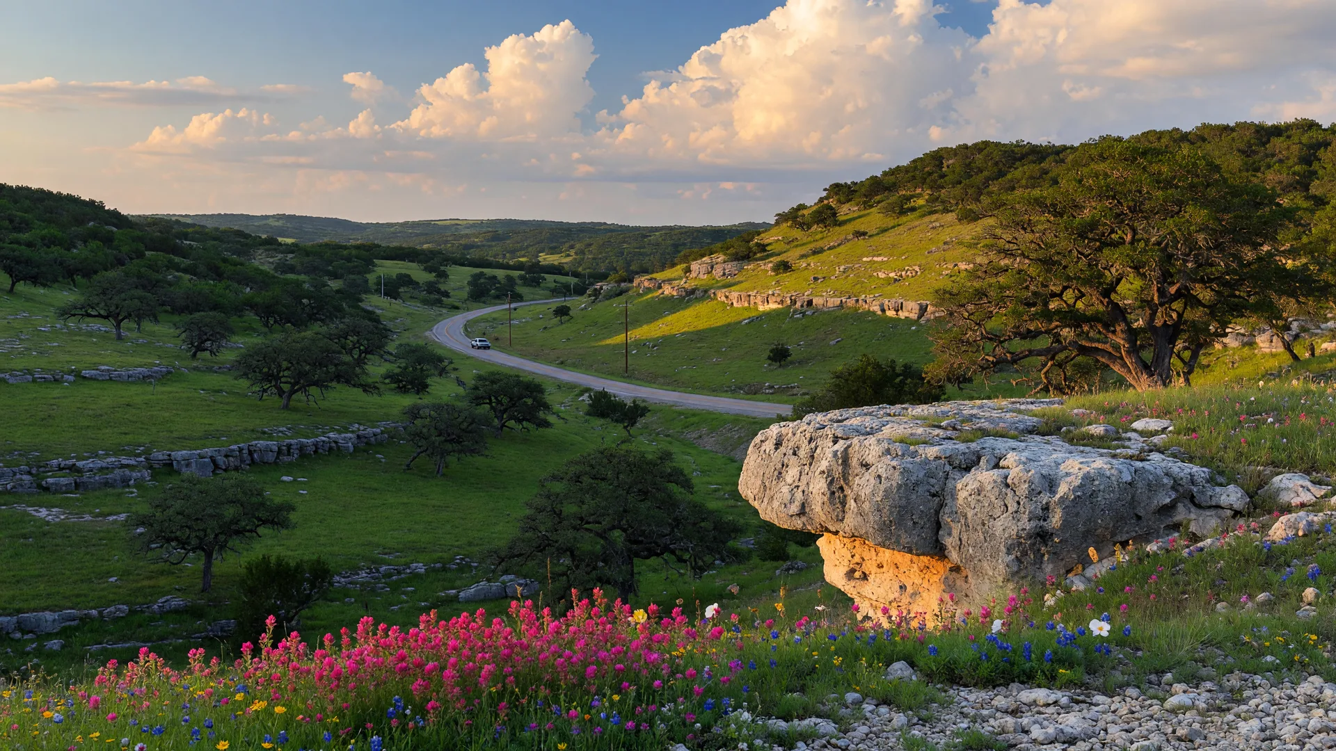 Texas Hill Country landscape near San Antonio