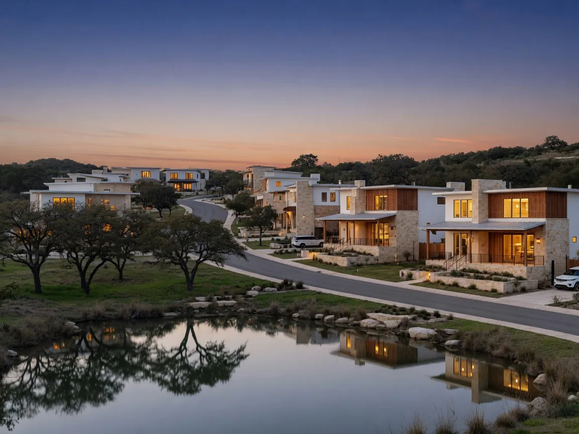 Menger Springs neighborhood scene