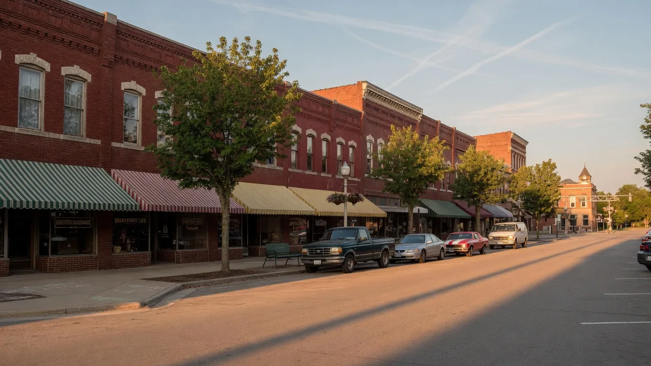 Scene of Griffith, IN