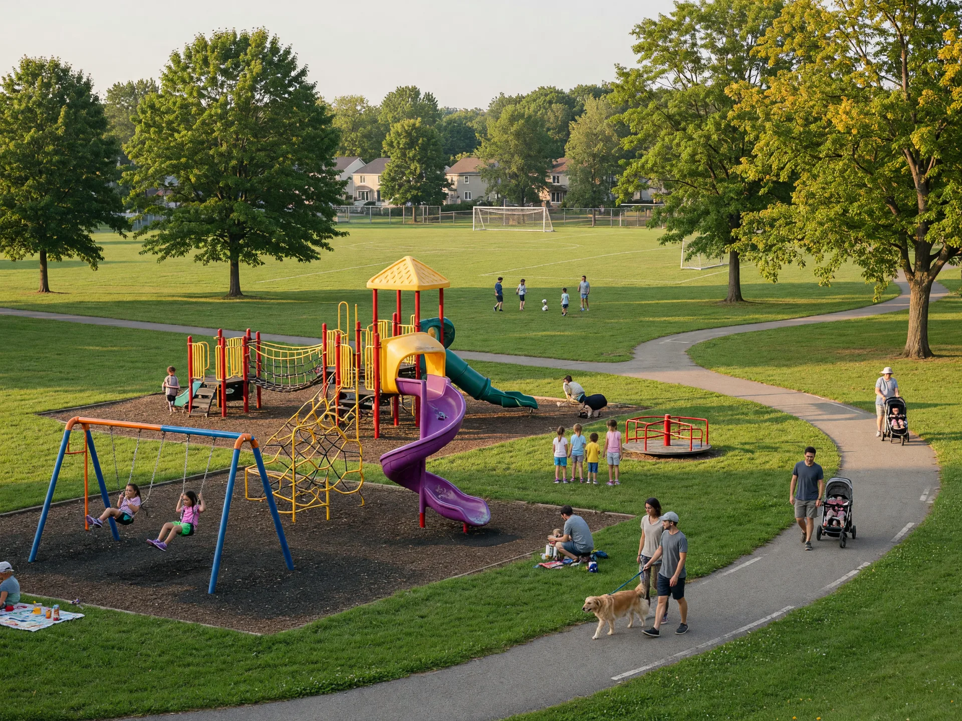 Community parks and playgrounds in Glen Mills