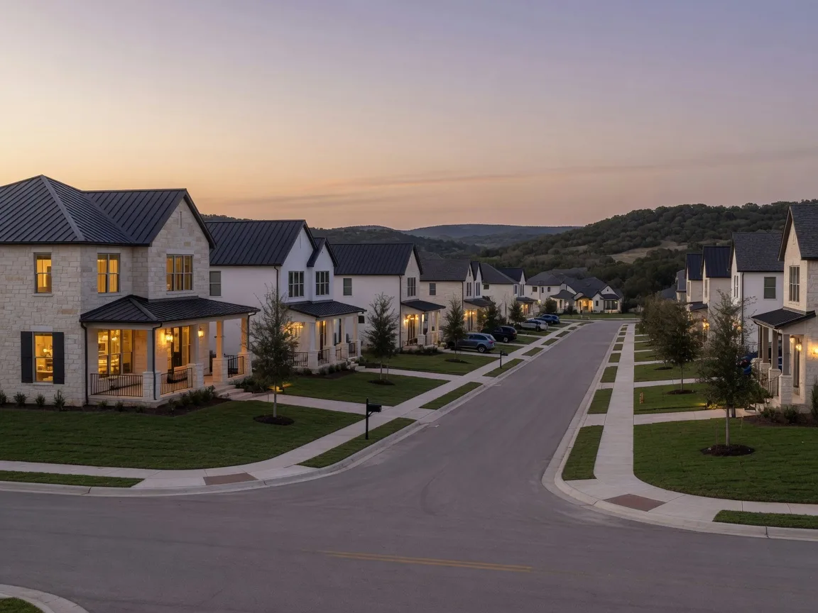 Balcones Creek neighborhood scene