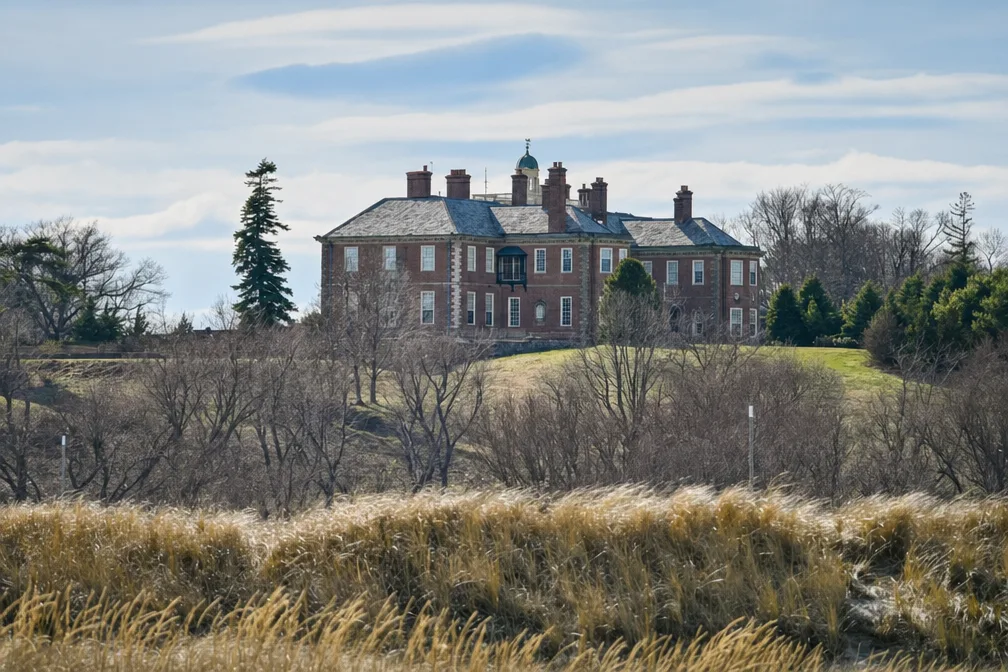 The grand Gilded Age mansion at Castle Hill on the Crane Estate in Ipswich, Massachusetts