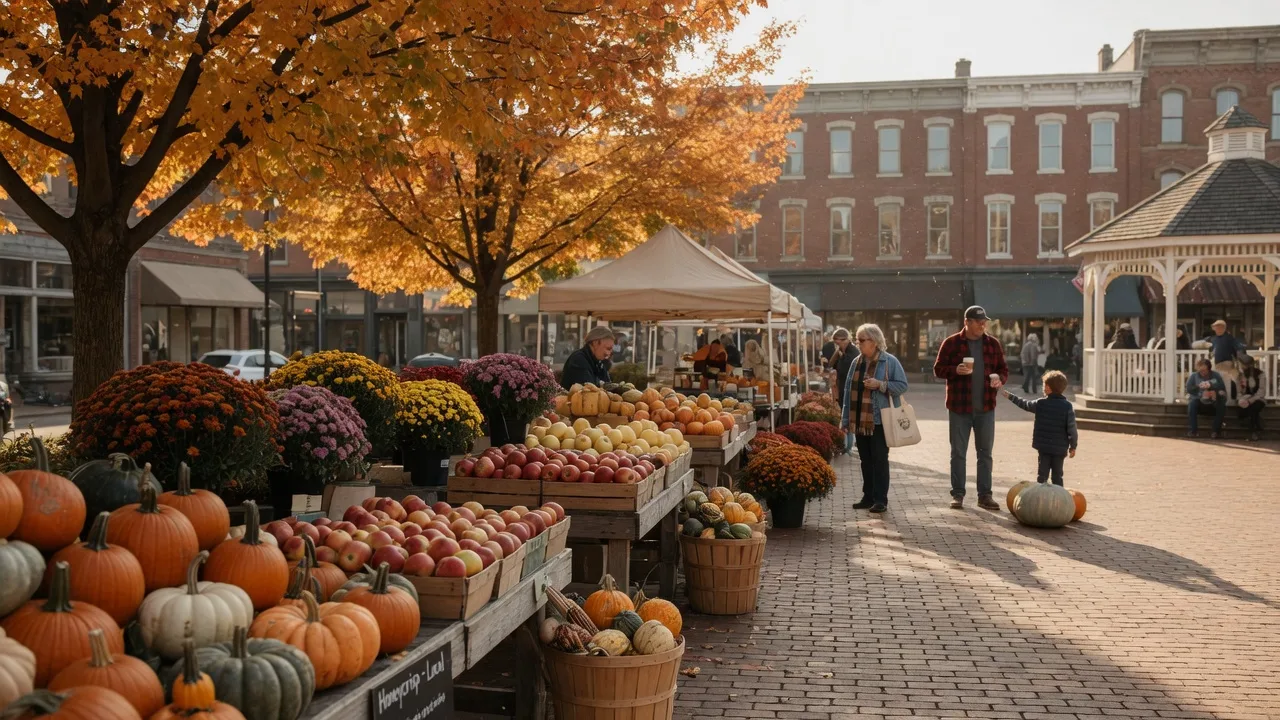 October in Medina, Ohio: The Final Farmers Market, Restaurant Week & Buying a Home in Northeast Ohio