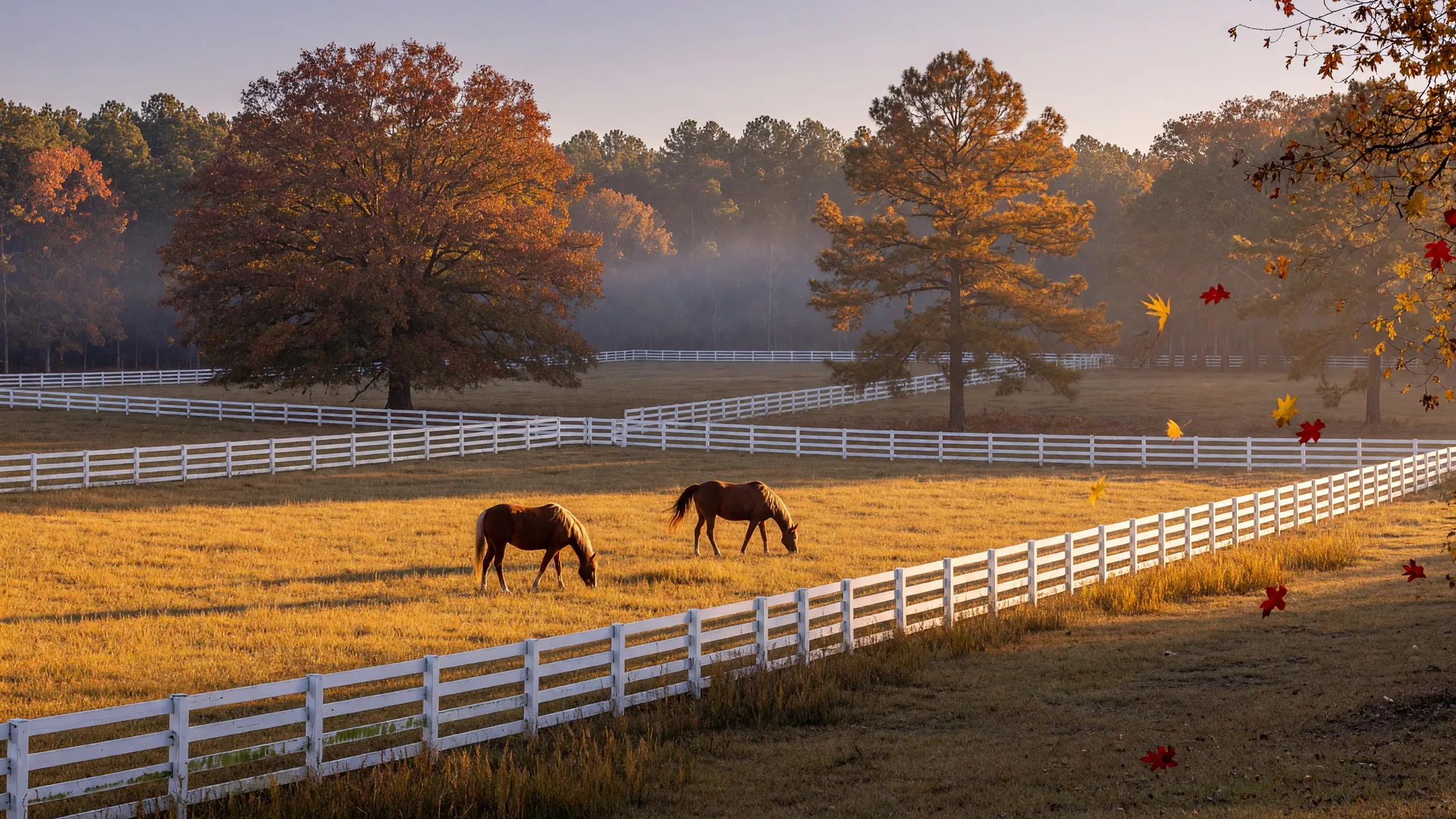 Photo: Why Fall Is the Best Time to Buy a Horse Property in Aiken: What Autumn Reveals About a Farm — Aiken SC horse property