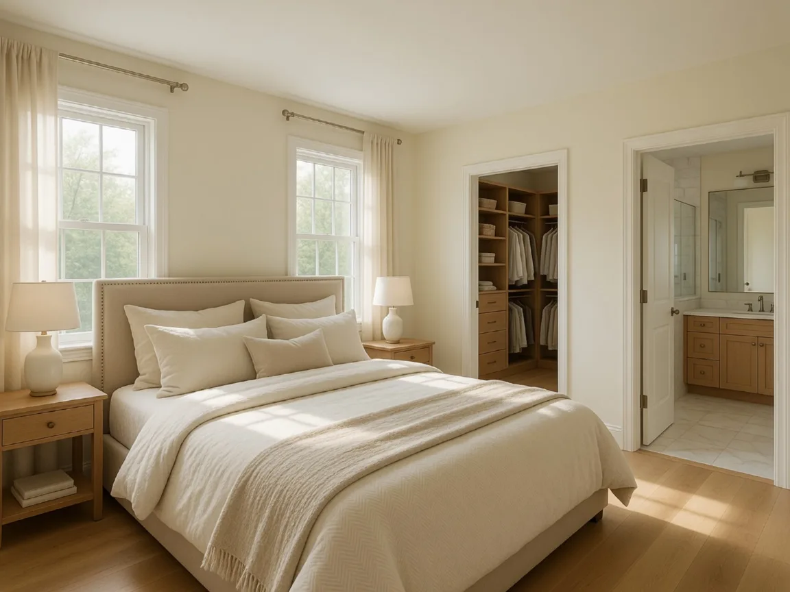 Bright first-floor primary suite in a Montgomery County, PA home