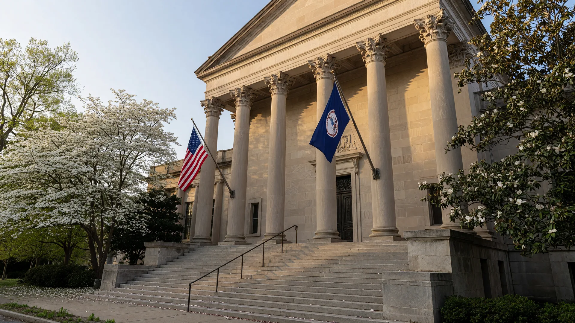 Edificio de la Corte Suprema de Virginia en Richmond