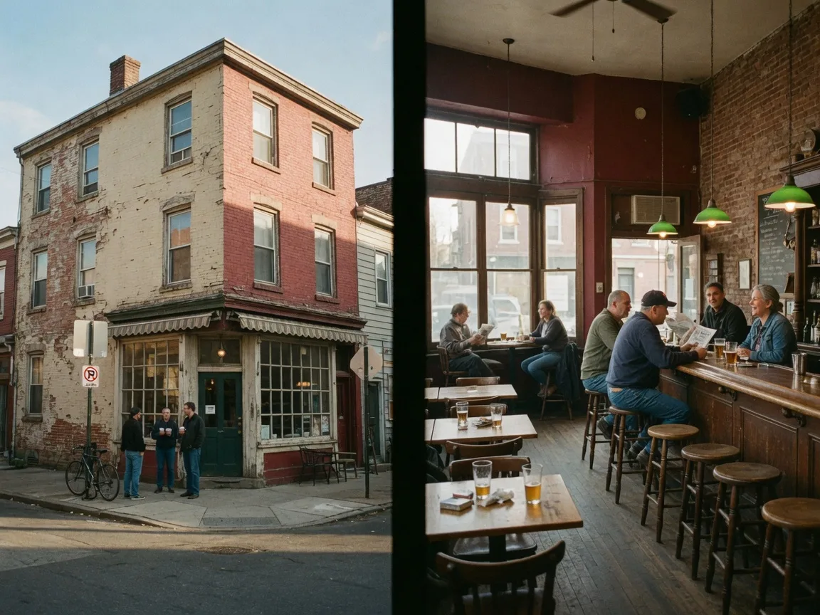 Standard Tap historic gastropub exterior in Northern Liberties Philadelphia