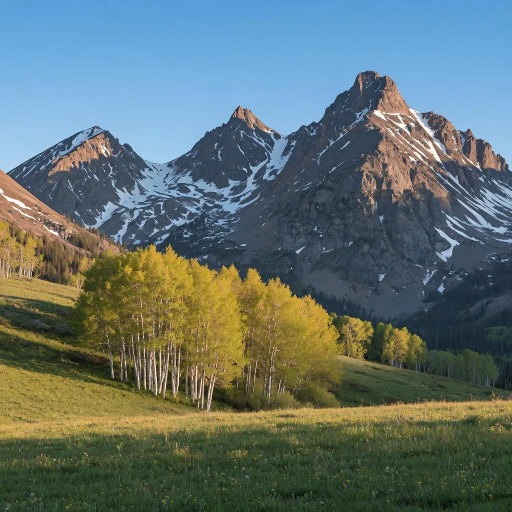 A mountain meadow in Colorado