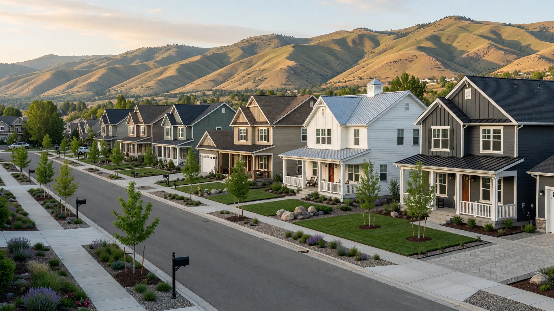 Illustrative image of a newer neighborhood phase in Hidden Springs