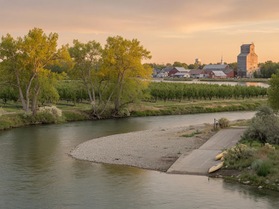 The Snake River at Payette, Idaho